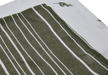 Afbeelding in Gallery-weergave laden, Jollein Hydrofiele Monddoekjes Stripe &amp; Olive Leaf Green - 2 stuks
