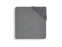Afbeelding in Gallery-weergave laden, Jollein Hoeslaken Ledikant 60 x 120 cm Jersey Storm Grey
