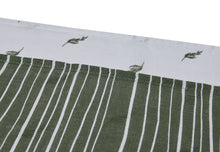 Afbeelding in Gallery-weergave laden, Jollein Hydrofiele Multidoek 70x70 cm Stripe &amp; Olive Leaf Green - 2 stuks
