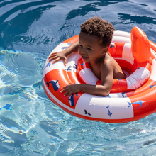 Afbeelding in Gallery-weergave laden, Swim Essentials Baby Float 0-1 Jaar Zwemring Rood Wit Walvis
